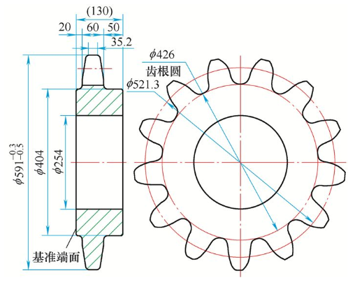 【兆恒機械】滲碳齒部有嚴(yán)重的貫穿型裂紋，何原因？