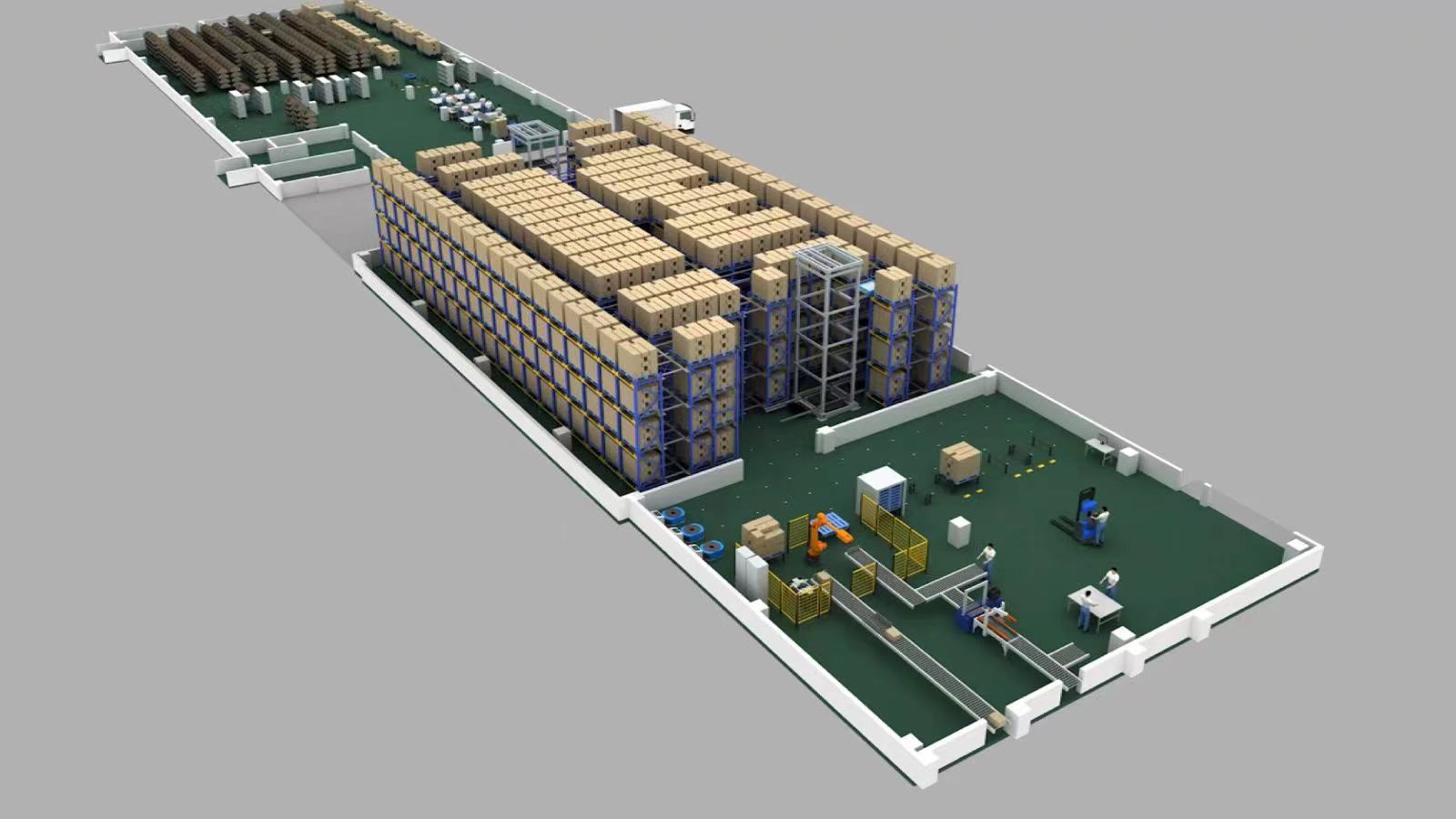 【兆恒機(jī)械】菜鳥在浙江建設(shè)“無人糧倉”，引入機(jī)械臂、AGV機(jī)器人、四向穿梭車